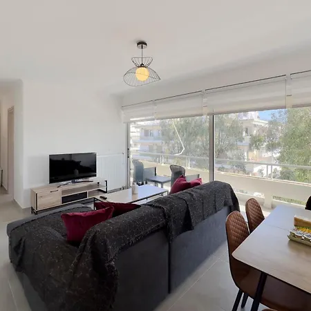 Kanari Sea View 55sqm In Alimos Apartment *